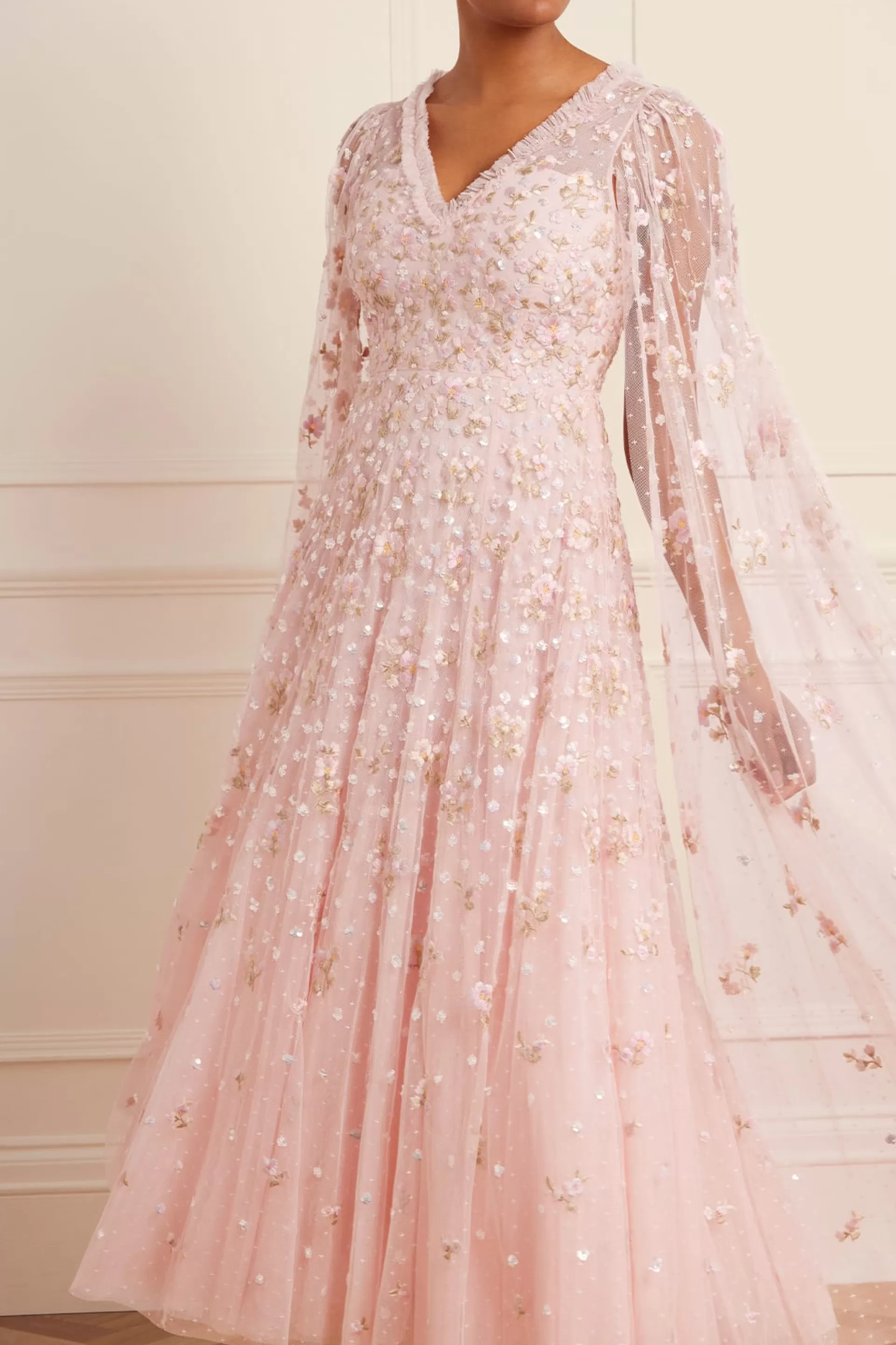Women Needle & Thread Dresses | Plus Size-Dahlia Ditsy Ankle Gown