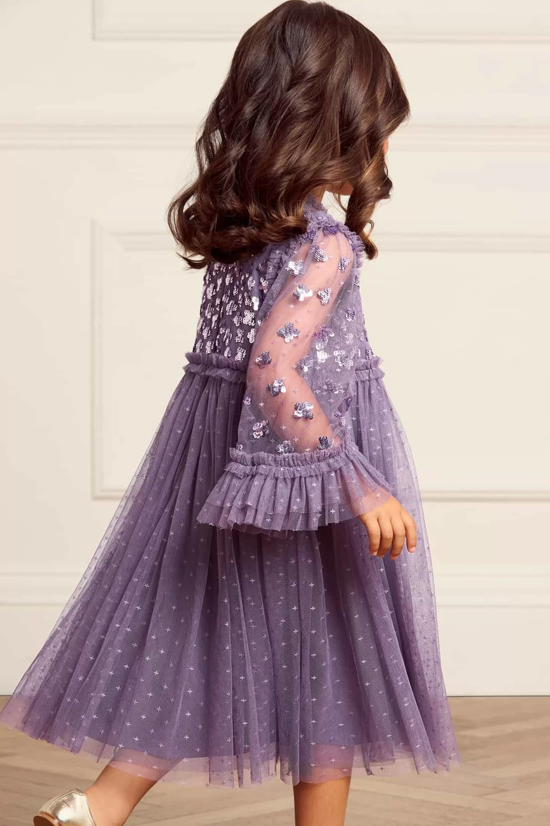 Women/Kids Needle & Thread Mummy & Me | Kids Embellished Dresses-Glisten Bodice Kids Dress